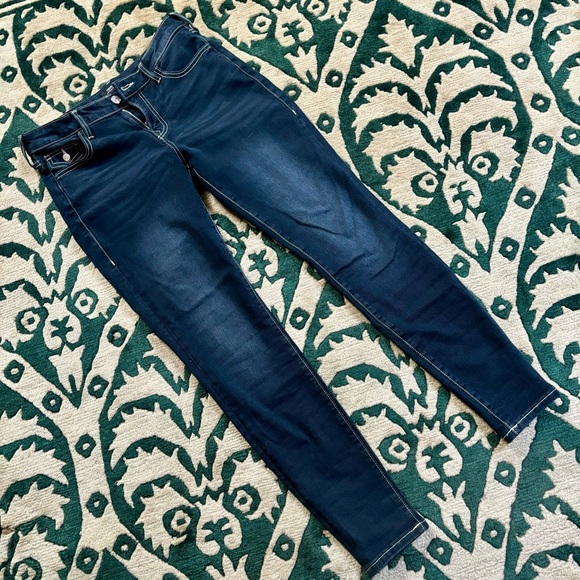 True religion Jennie curvy mid rise super skinny jeans full length - Picture 3 of 3